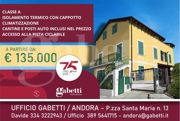 appartamento in vendita ad Andora in zona Molino