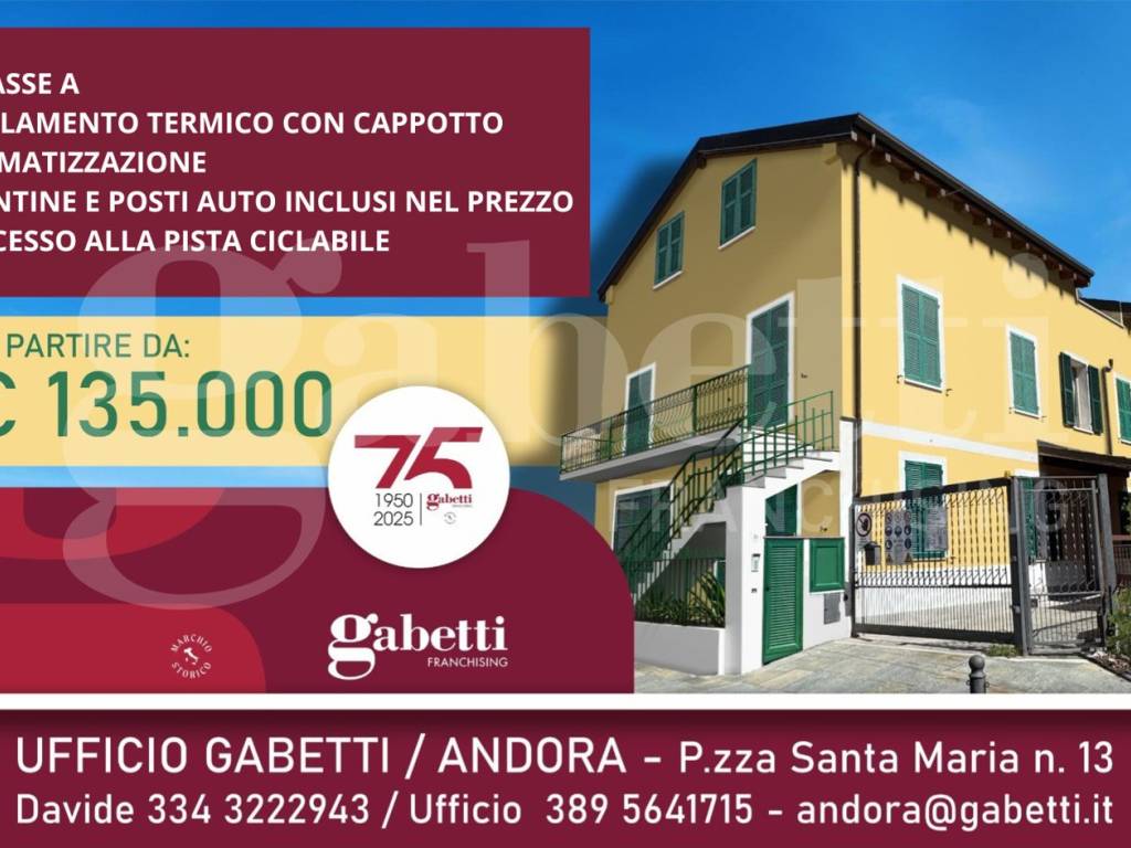 appartamento in vendita ad Andora in zona Molino