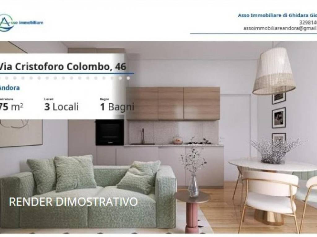 appartamento in vendita ad Andora