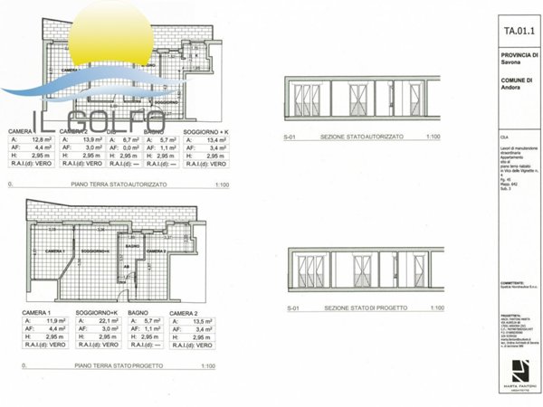 appartamento in vendita ad Andora