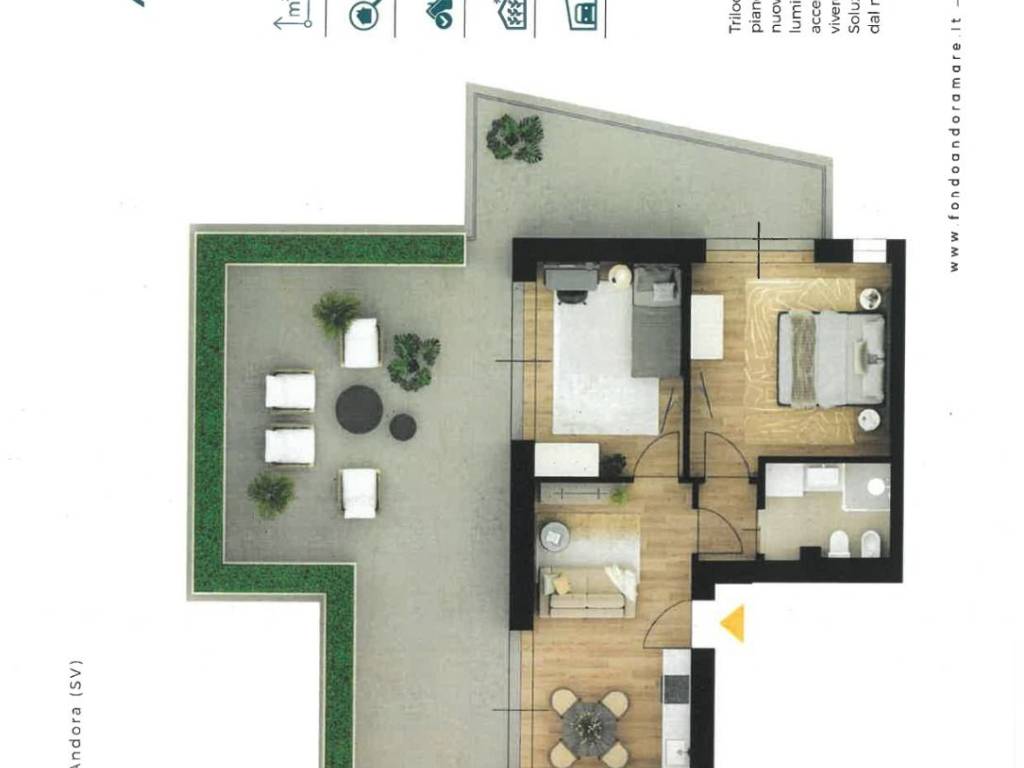 appartamento in vendita ad Andora