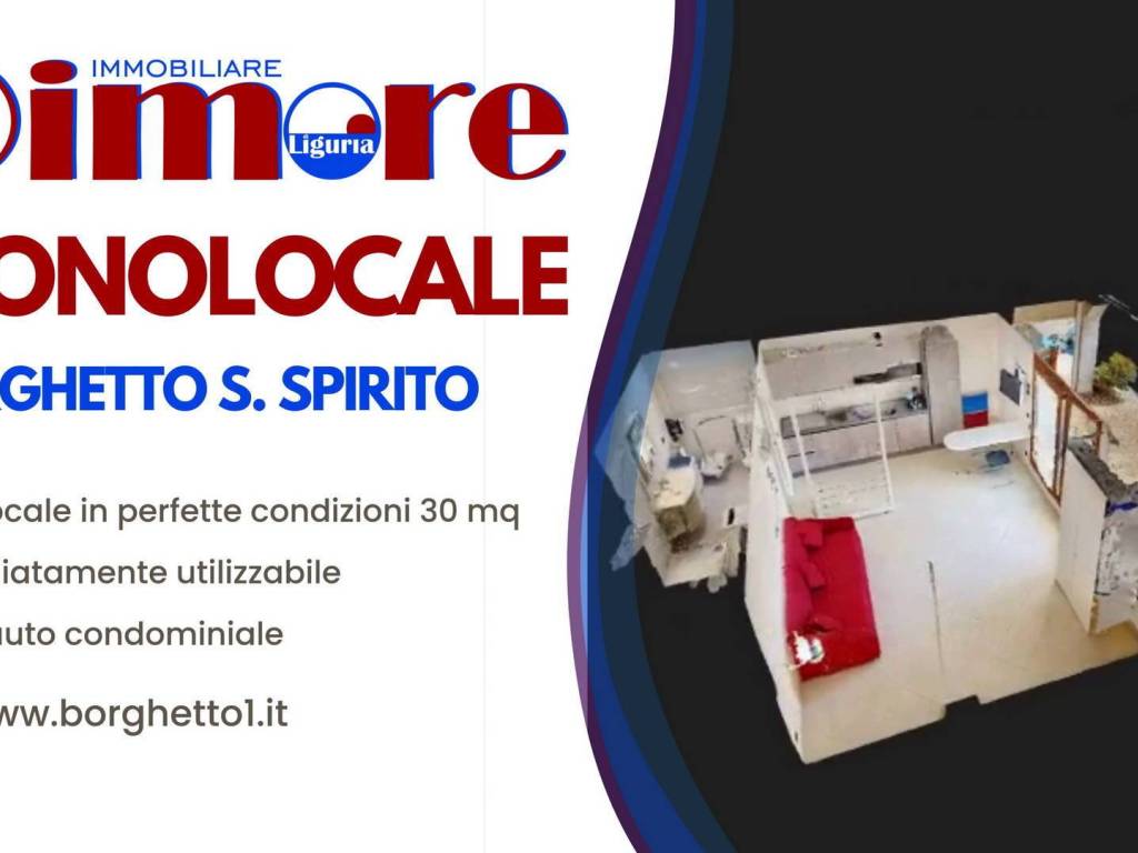 appartamento in vendita a Borghetto Santo Spirito