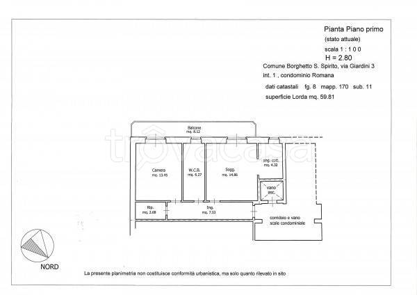 appartamento in vendita a Borghetto Santo Spirito