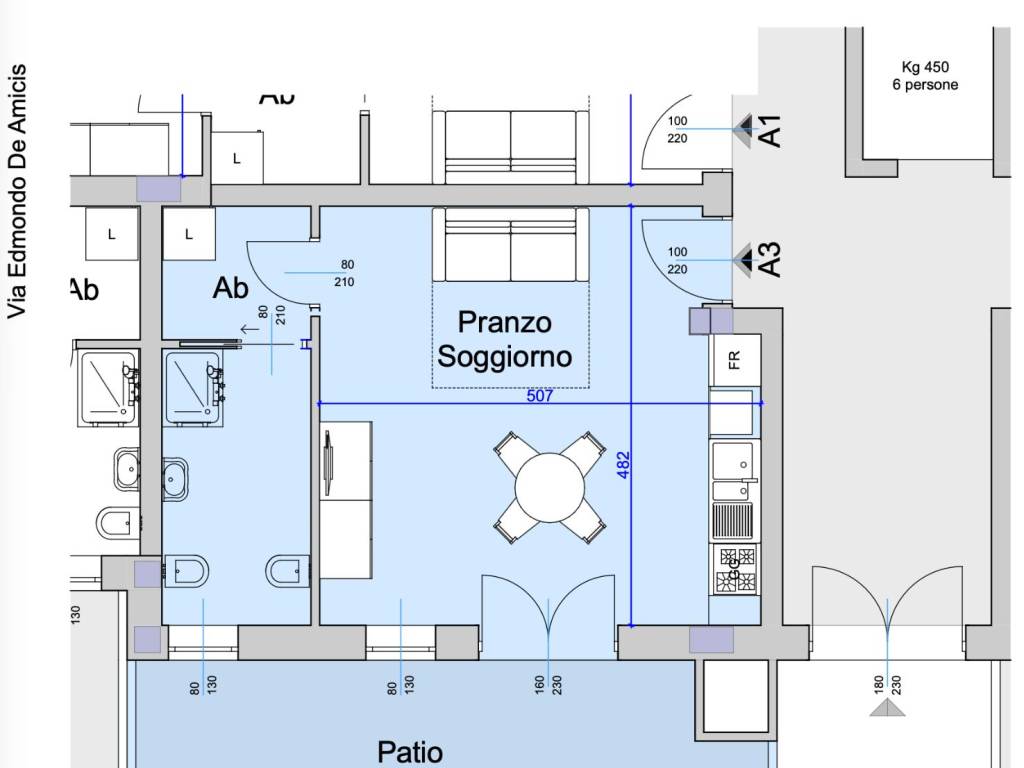 appartamento in vendita a Borghetto Santo Spirito