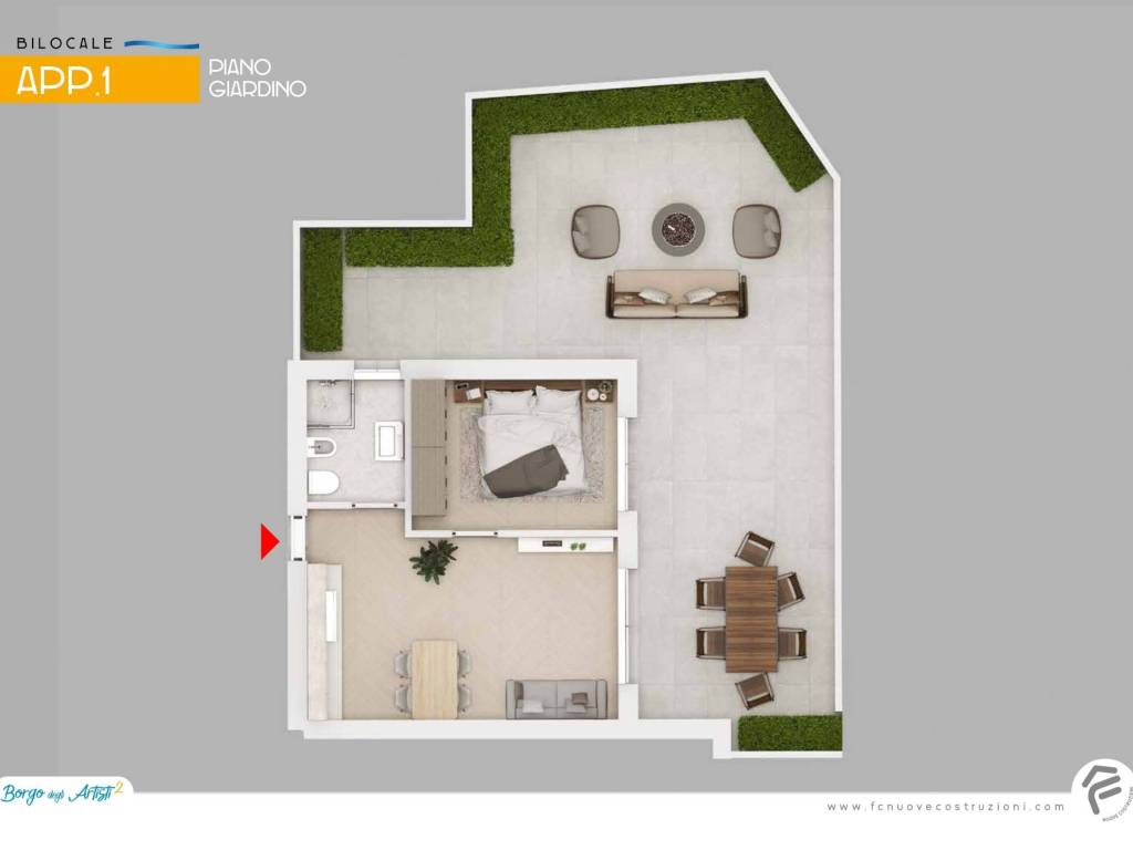 appartamento in vendita a Borghetto Santo Spirito