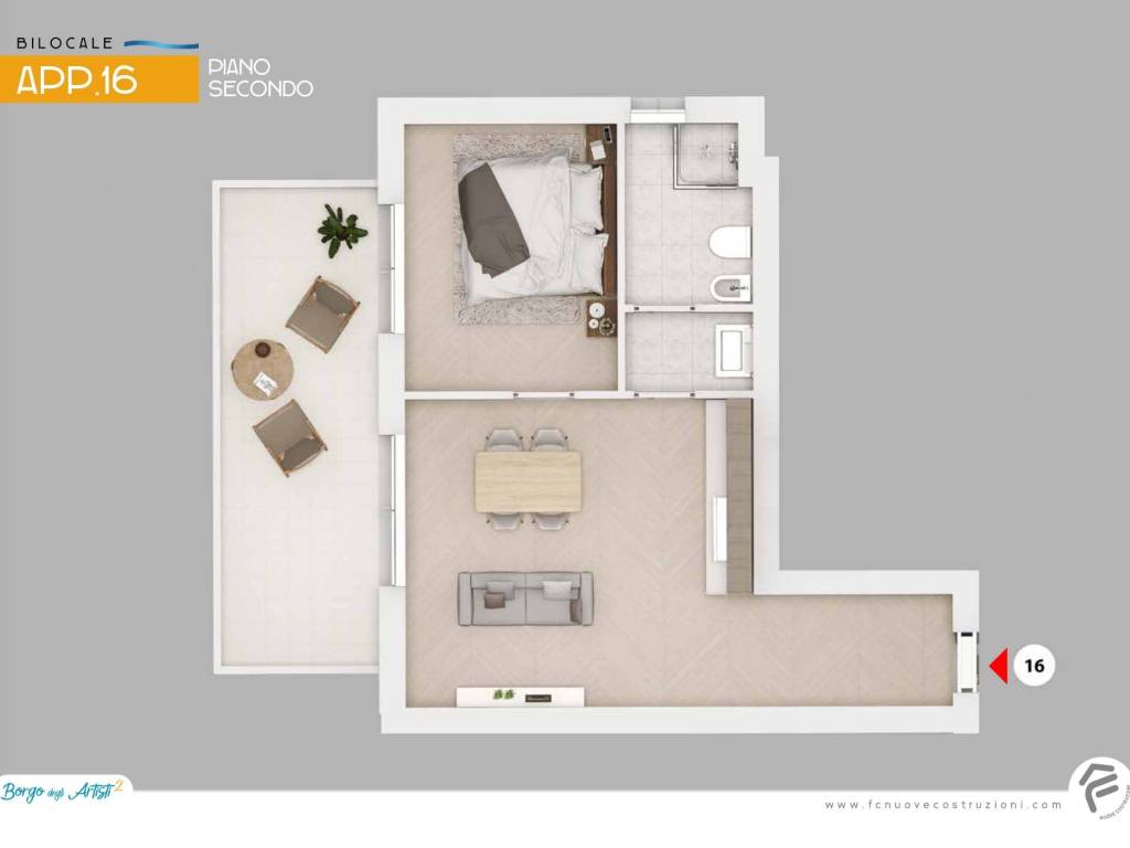 appartamento in vendita a Borghetto Santo Spirito