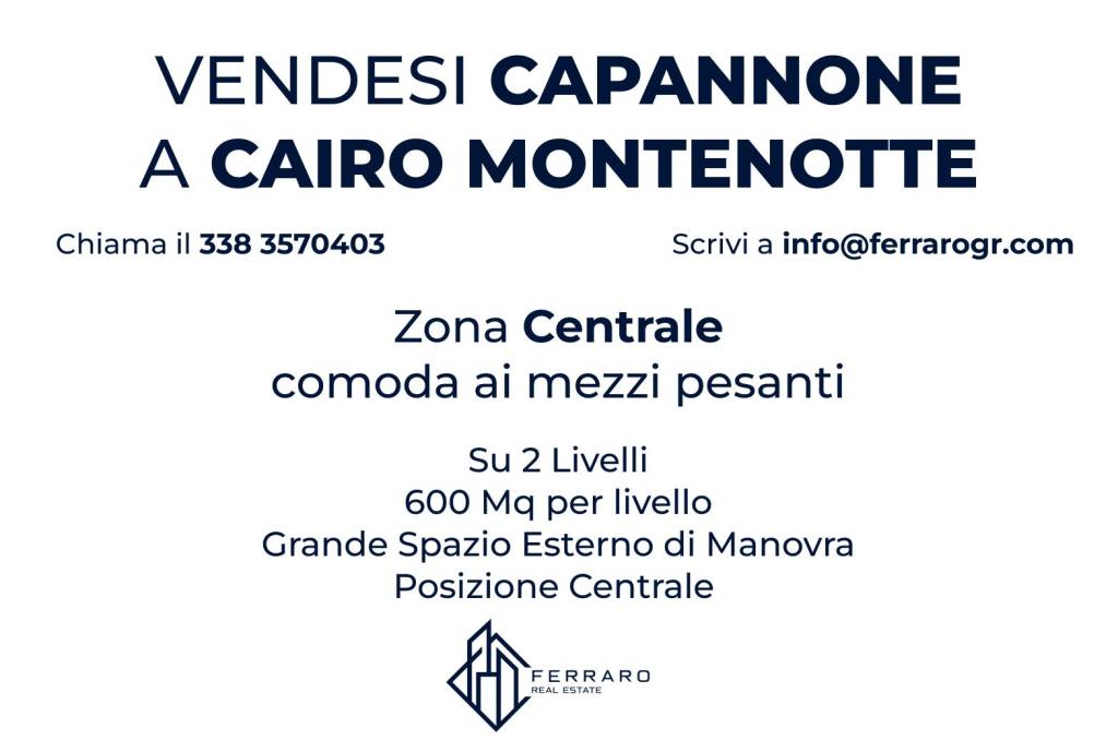locale commerciale in vendita a Cairo Montenotte
