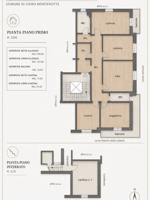 appartamento in vendita a Cairo Montenotte