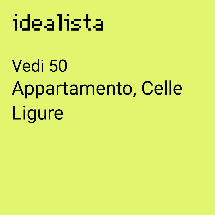 appartamento in vendita a Celle Ligure