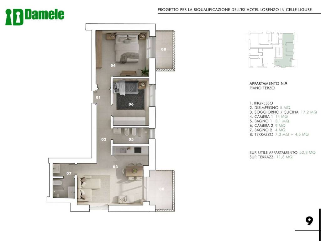 appartamento in vendita a Celle Ligure