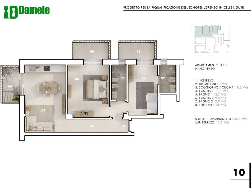 appartamento in vendita a Celle Ligure