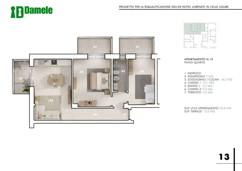 appartamento in vendita a Celle Ligure