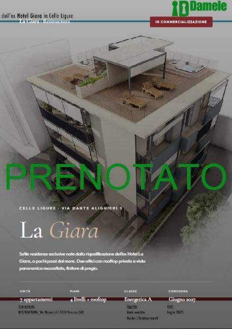 appartamento in vendita a Celle Ligure