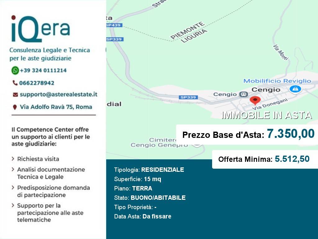 monolocale in vendita a Cengio