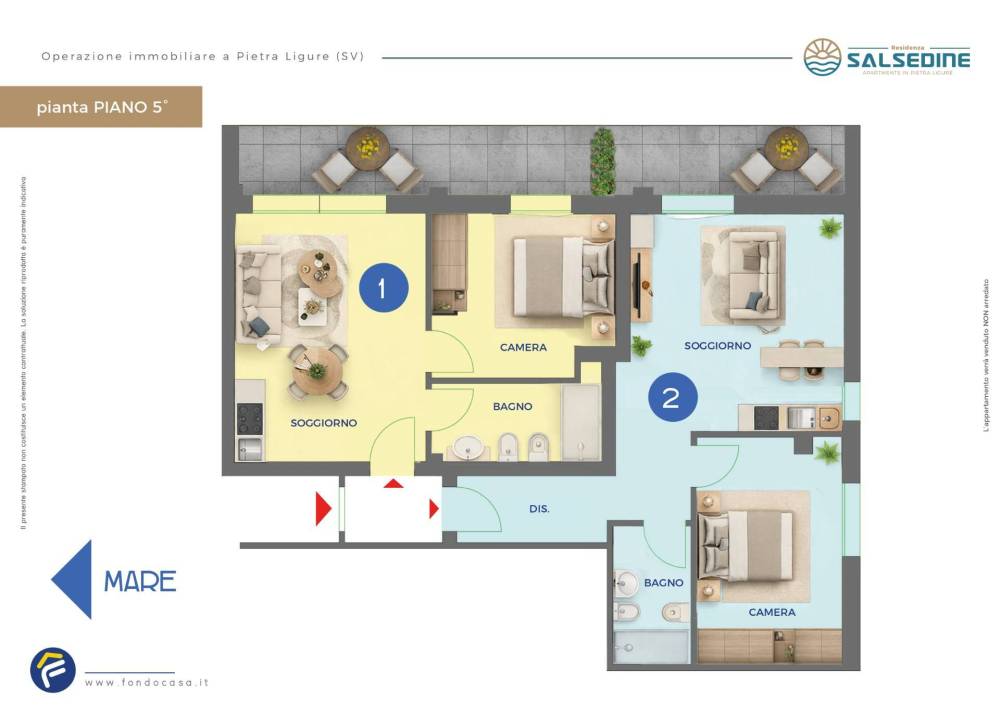 appartamento in vendita a Giustenice