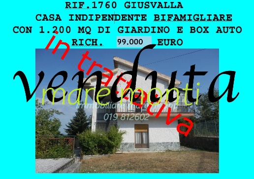 casa indipendente in vendita a Giusvalla