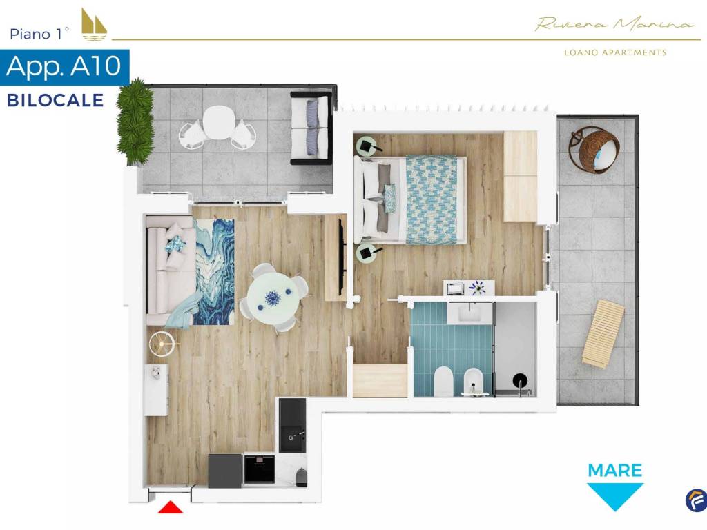 appartamento in vendita a Loano