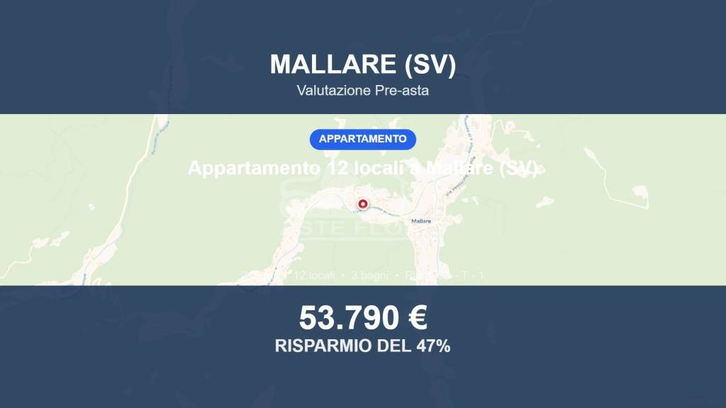 appartamento in vendita a Mallare in zona Fucine