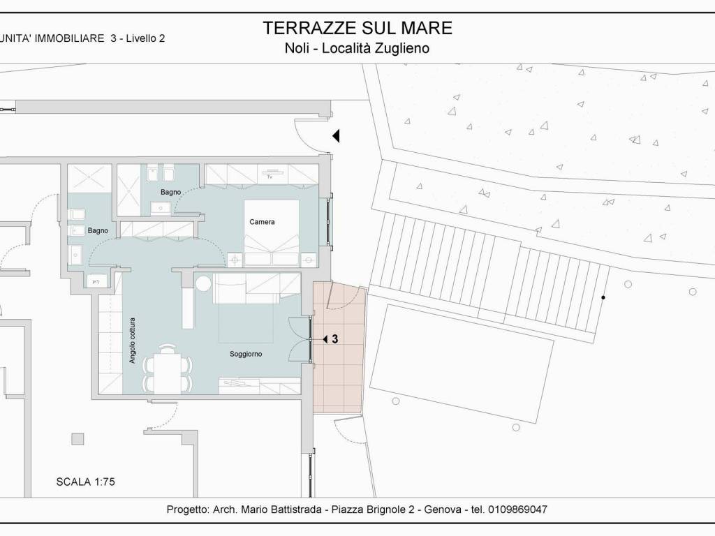 appartamento in vendita a Noli in zona Voze