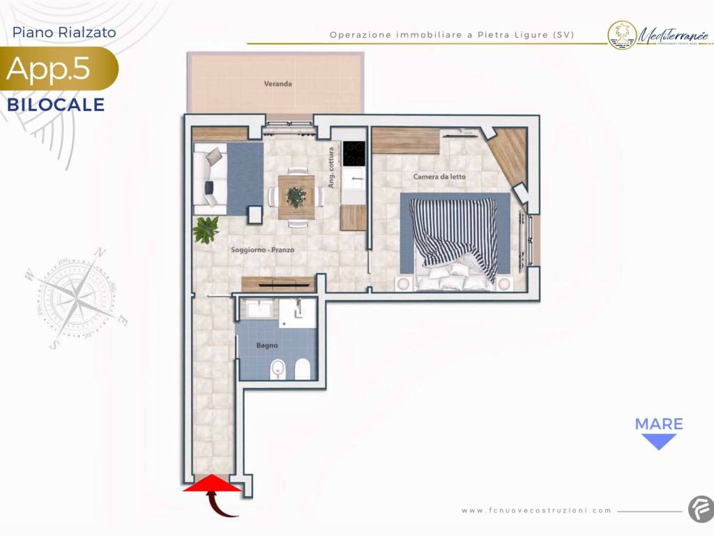 appartamento in vendita a Pietra Ligure