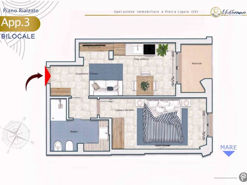 appartamento in vendita a Pietra Ligure