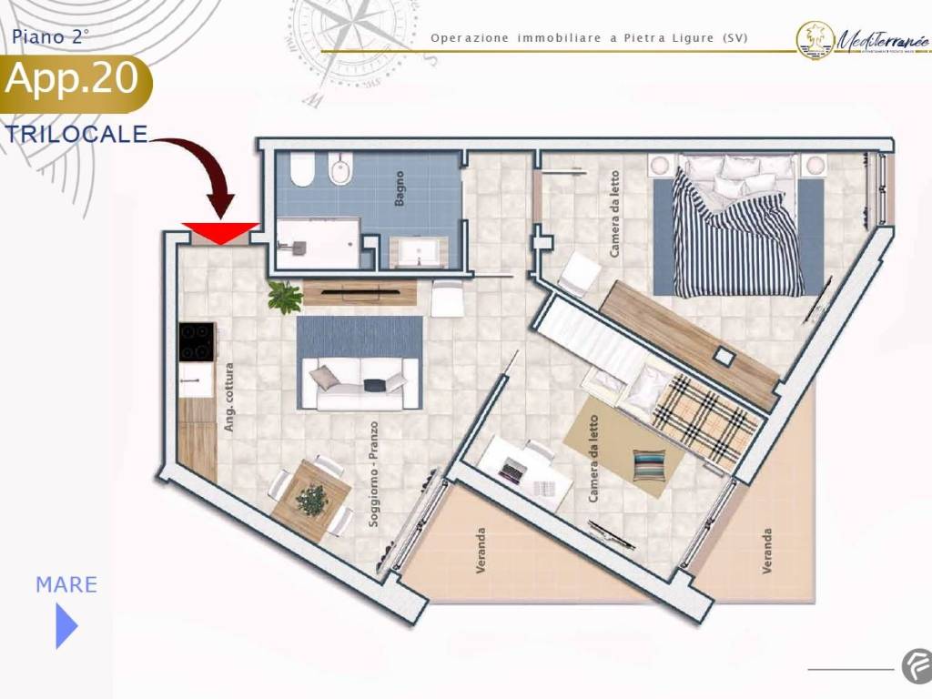 appartamento in vendita a Pietra Ligure