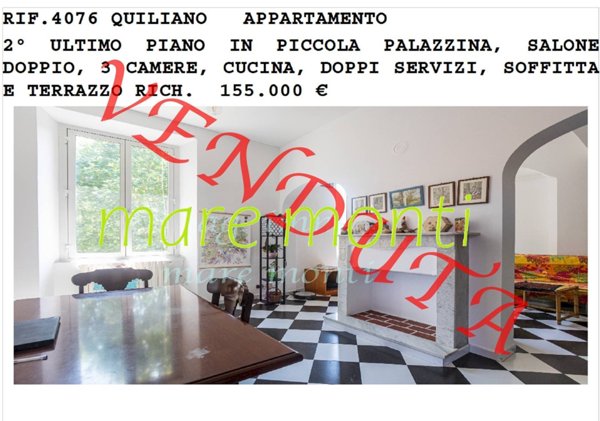 appartamento in vendita a Quiliano