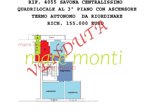 appartamento in vendita a Savona in zona Centro Storico