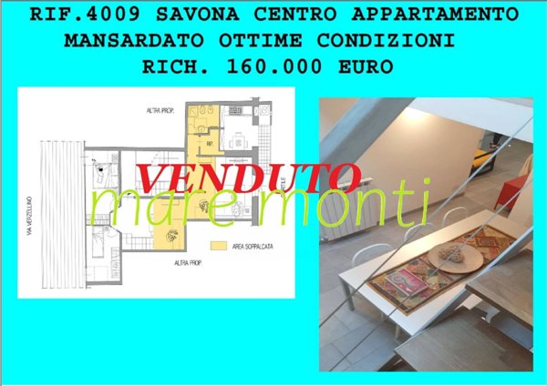 appartamento in vendita a Savona in zona Centro Storico