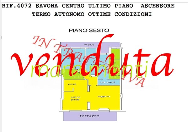 appartamento in vendita a Savona in zona Centro Storico