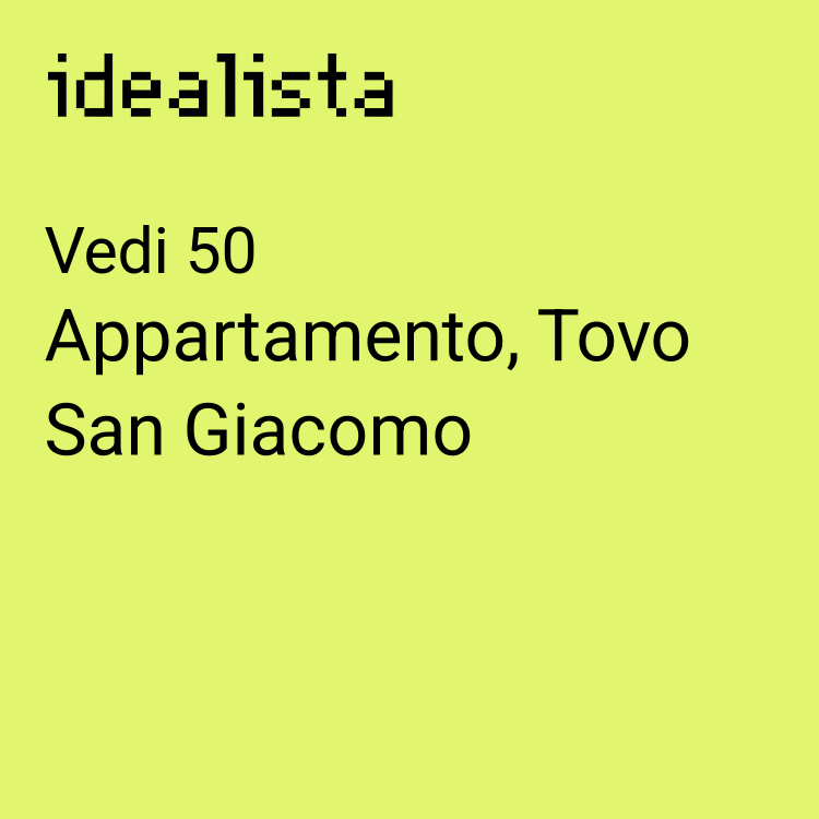 appartamento in vendita a Tovo San Giacomo in zona Bardino Nuovo