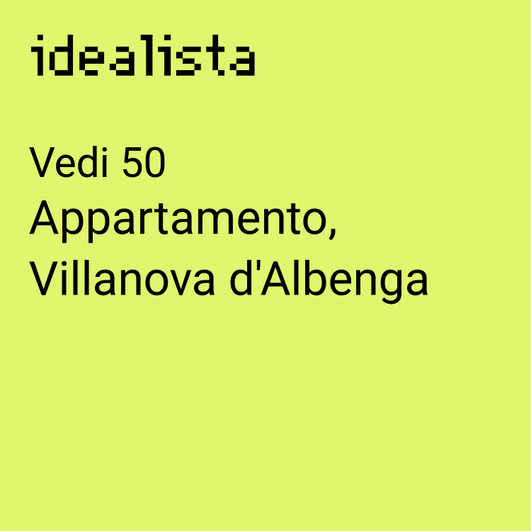 appartamento in vendita a Villanova d'Albenga