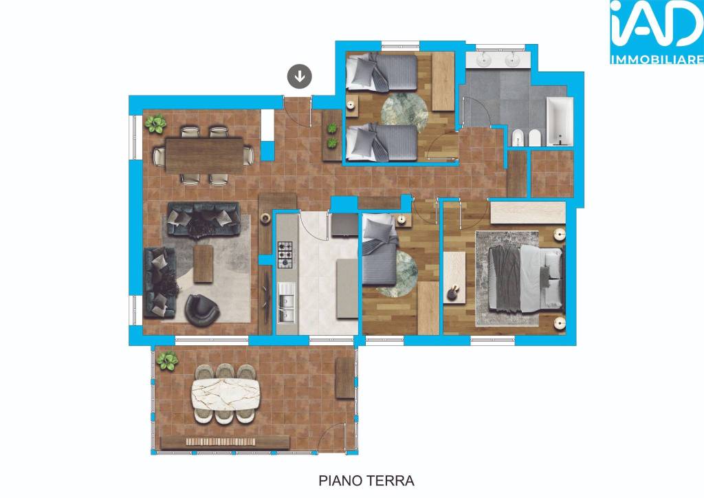 appartamento in vendita ad Arenzano in zona Terrarossa
