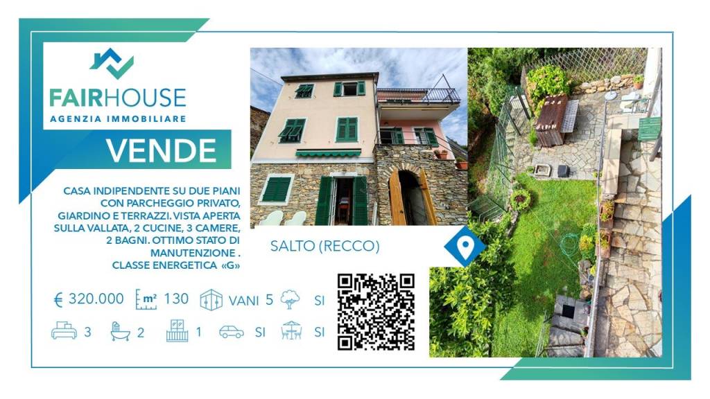 casa indipendente in vendita ad Avegno in zona Salto