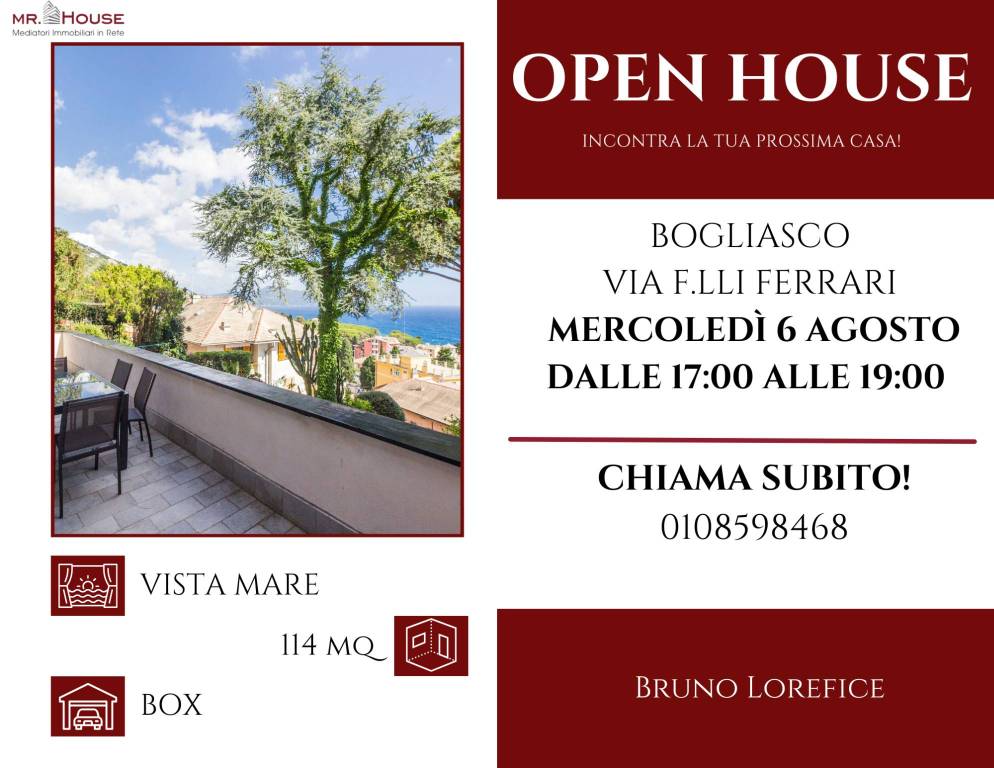 appartamento in vendita a Bogliasco