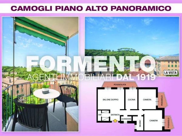 appartamento in vendita a Camogli