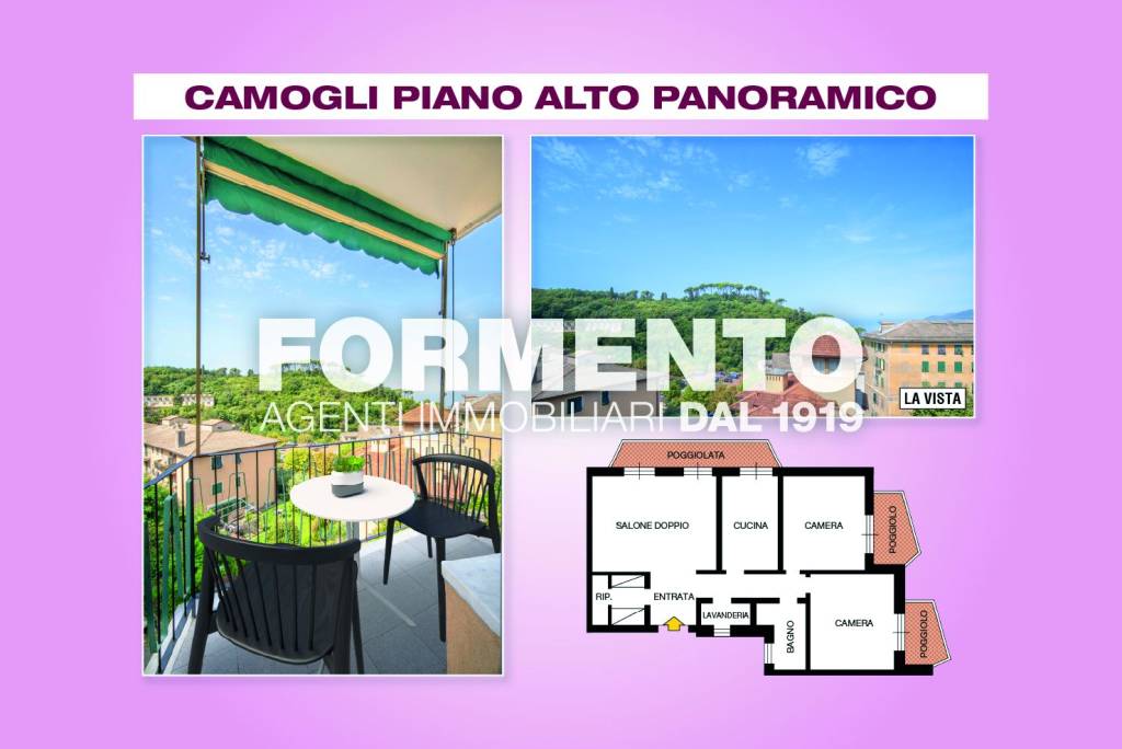 appartamento in vendita a Camogli
