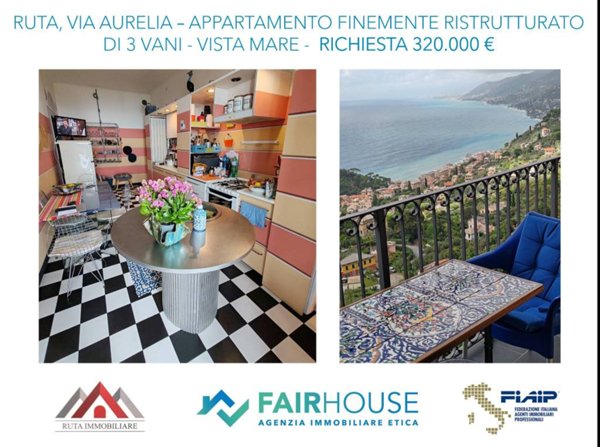 appartamento in vendita a Camogli in zona Ruta