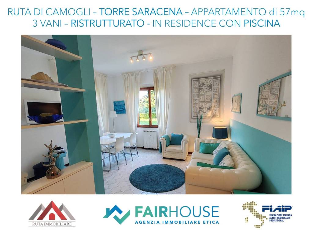 appartamento in vendita a Camogli in zona Ruta