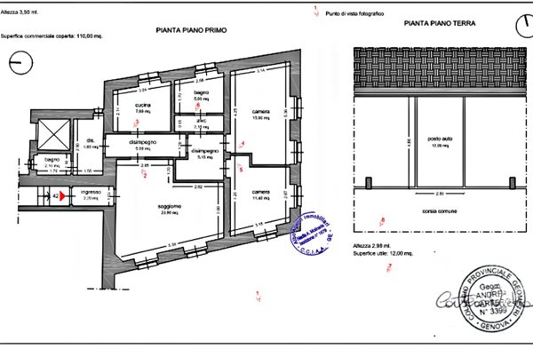 appartamento in vendita a Camogli