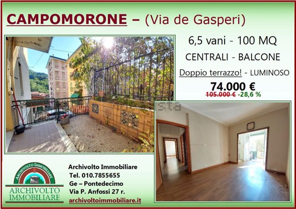 appartamento in vendita a Campomorone