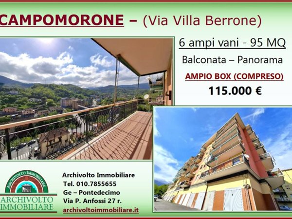 appartamento in vendita a Campomorone