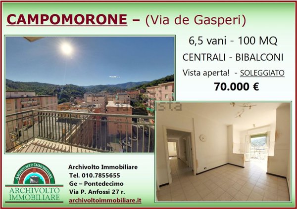 appartamento in vendita a Campomorone