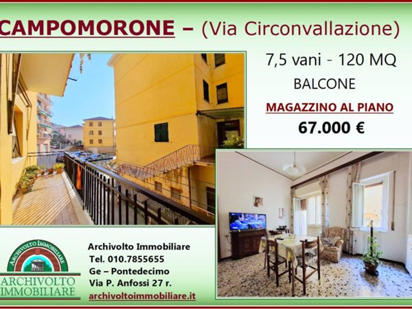 appartamento in vendita a Campomorone
