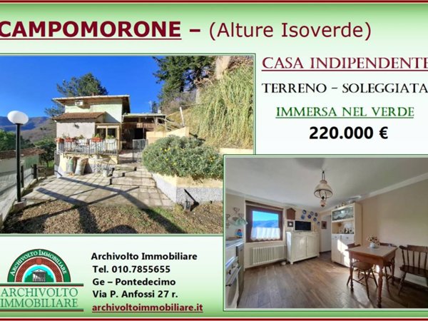 casa indipendente in vendita a Campomorone in zona Isoverde