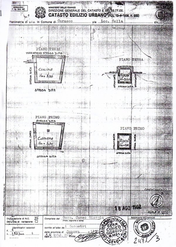 casa indipendente in vendita a Carasco