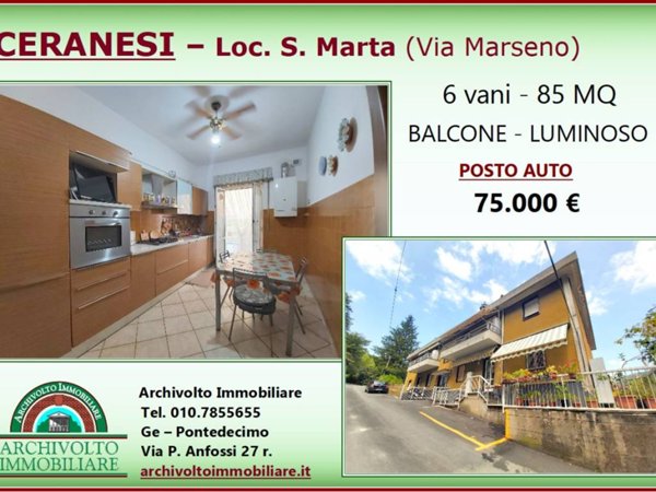 appartamento in vendita a Ceranesi in zona Santa Marta