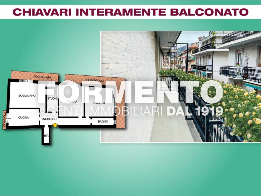 appartamento in vendita a Chiavari in zona Caperana