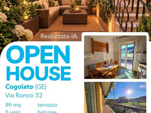 appartamento in vendita a Cogoleto in zona Pratozanino