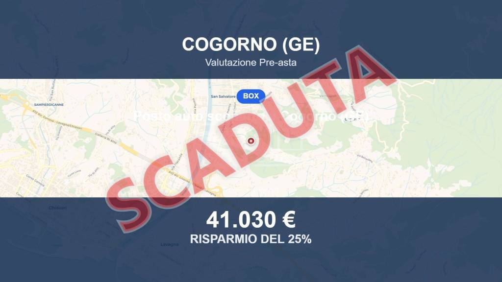 box auto in vendita a Cogorno in zona San Salvatore